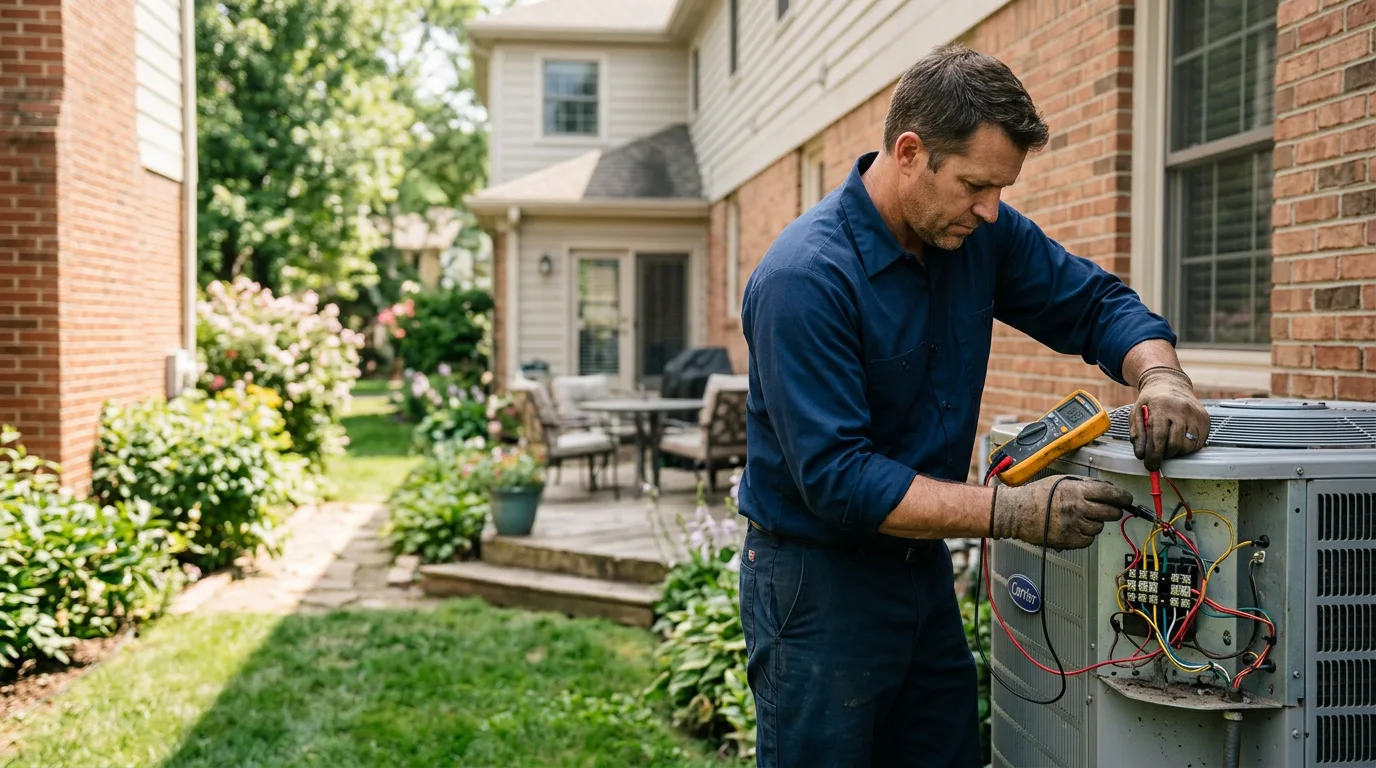 HVAC technician working near Whitman, WV
